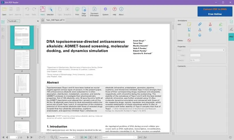 Open PDF to read and annotate Open PDF to read and annotate